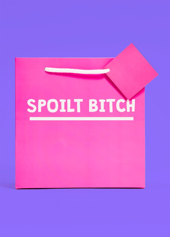 Medium Spoilt Bitch Gift Bag